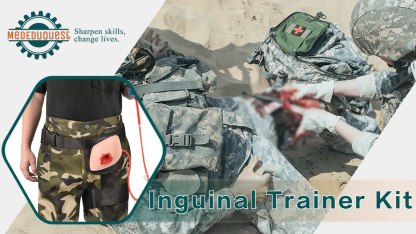 Wearable Inguinal Gunshot Wound Packing Trainer Kit