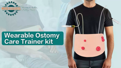 MedEduQuest Wearable Ostomy Care Trainer Kit for Teaching Demonstration