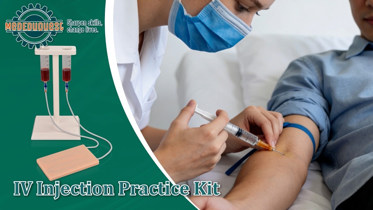 MedEduQuest Multipurpose IV Injection & Phlebotomy Training Kit