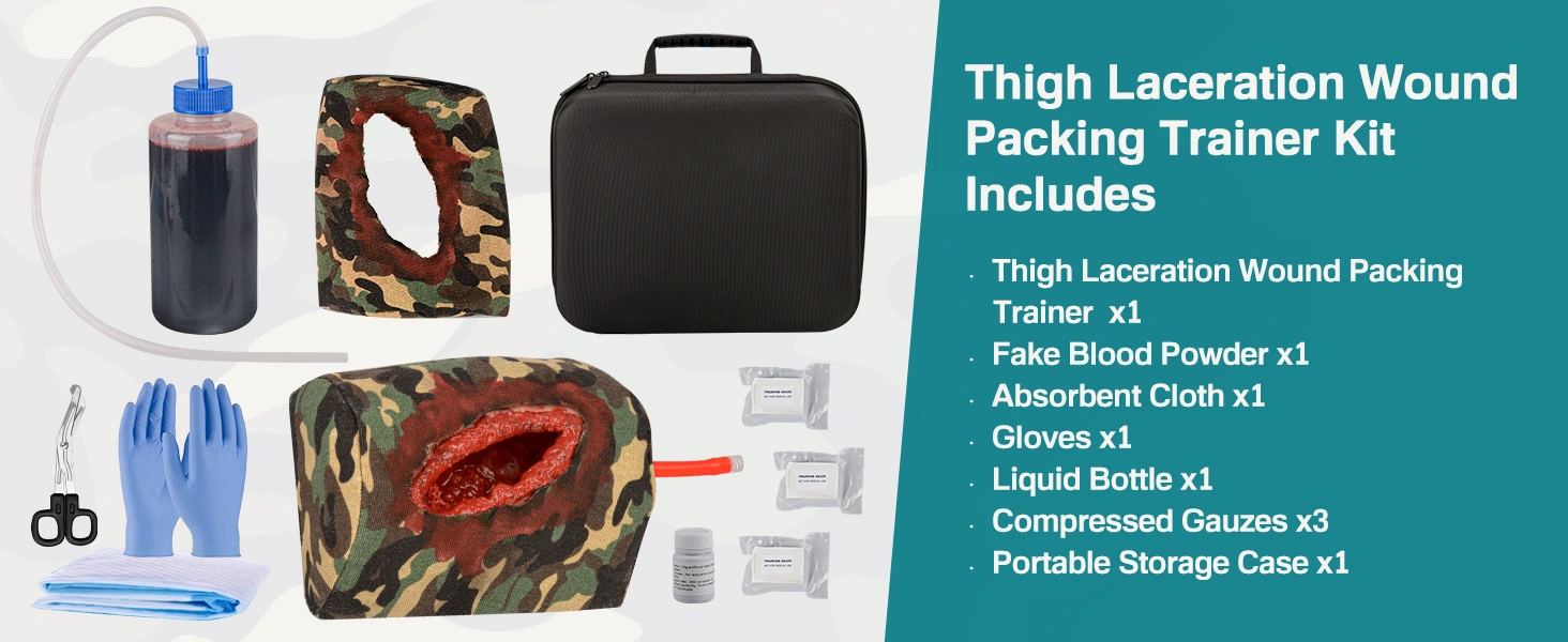 Thigh Laceration Wound Packing Trainer 