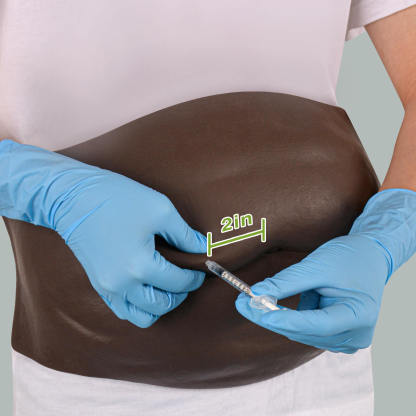 Abdominal Injection Trainer for Subcutaneous Injection Training