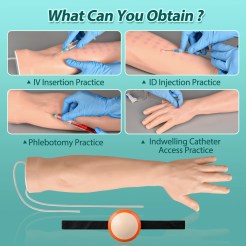 Intravenous Practice Arm Kit with Intradermal Injection Spots – MedEduQuest