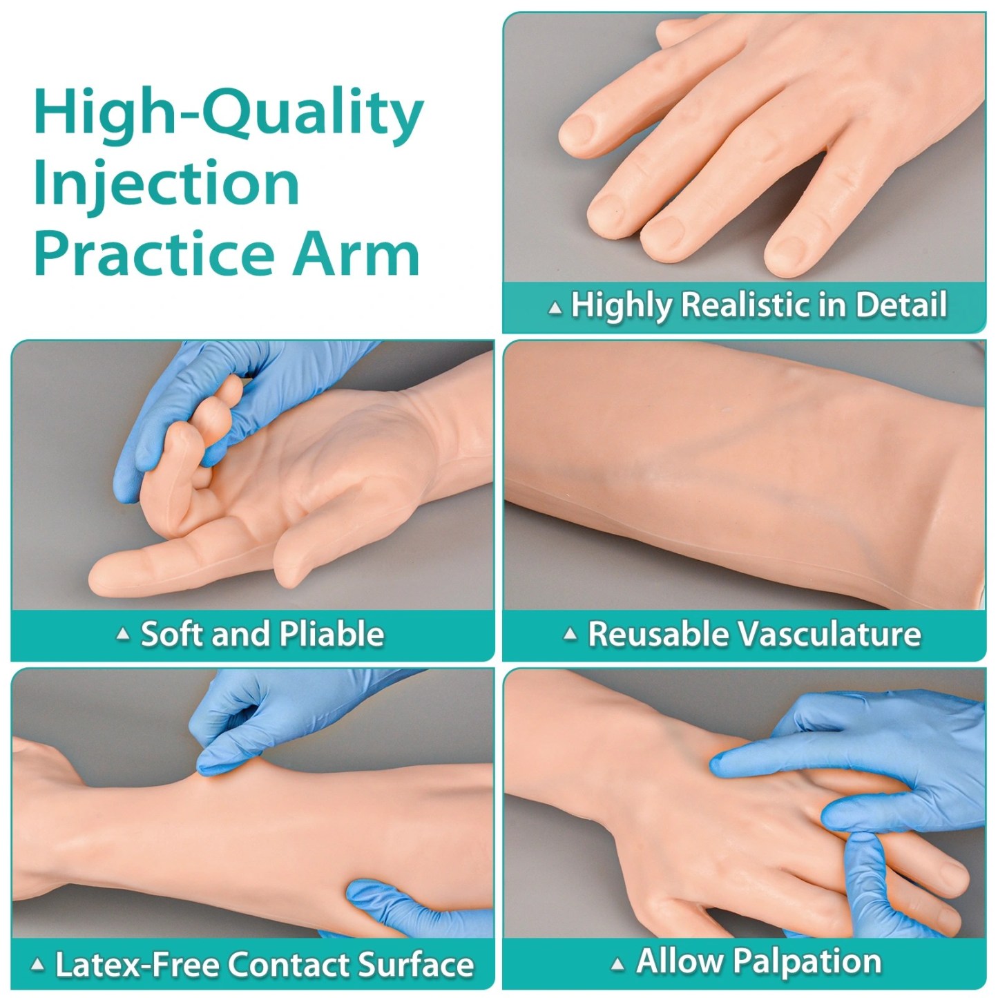 High quality injection practice arm