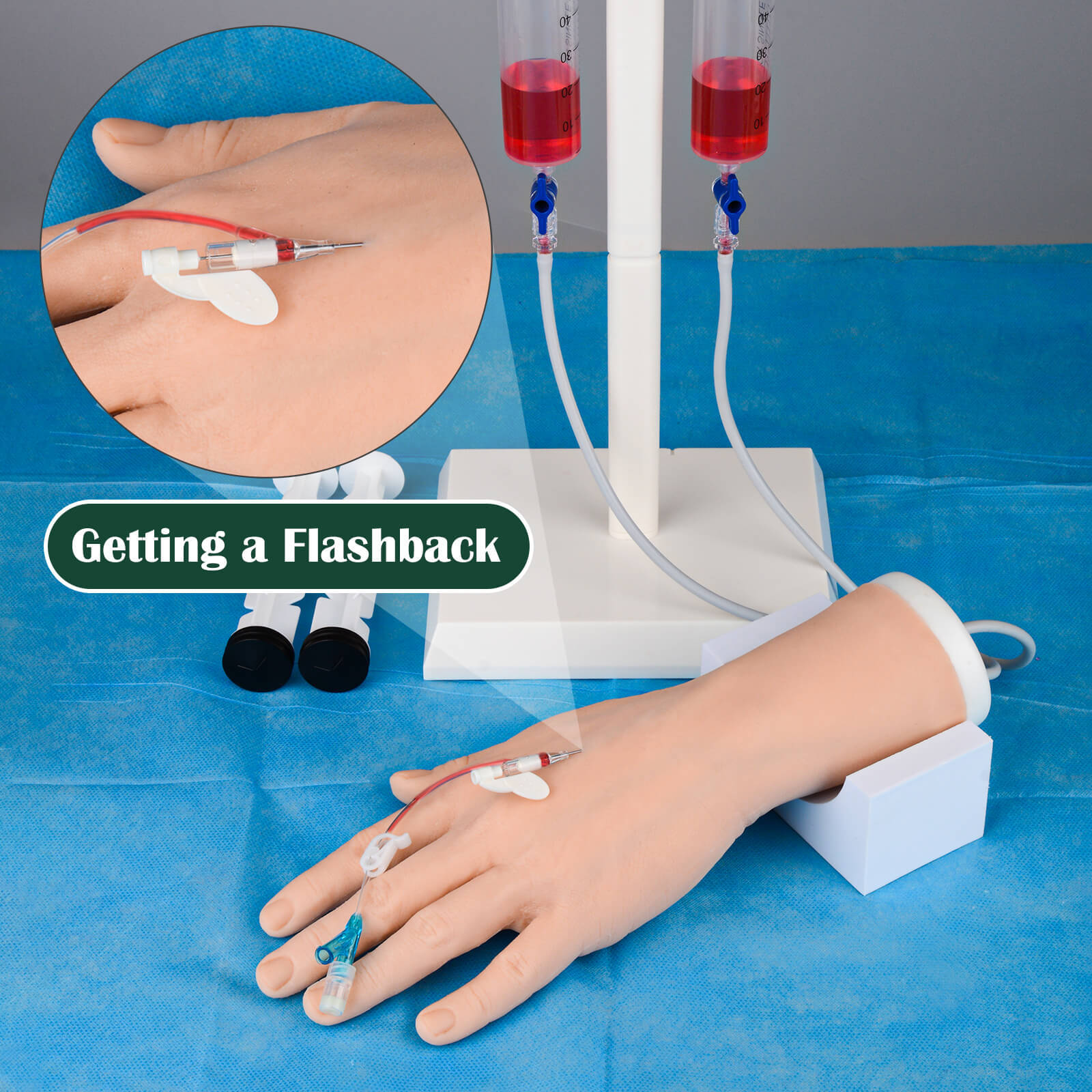 Venipuncture and IV Practice Hand Kit, Adult