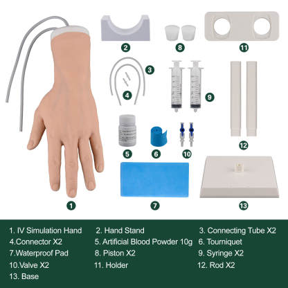 Venipuncture and IV Practice Hand Kit, Adult