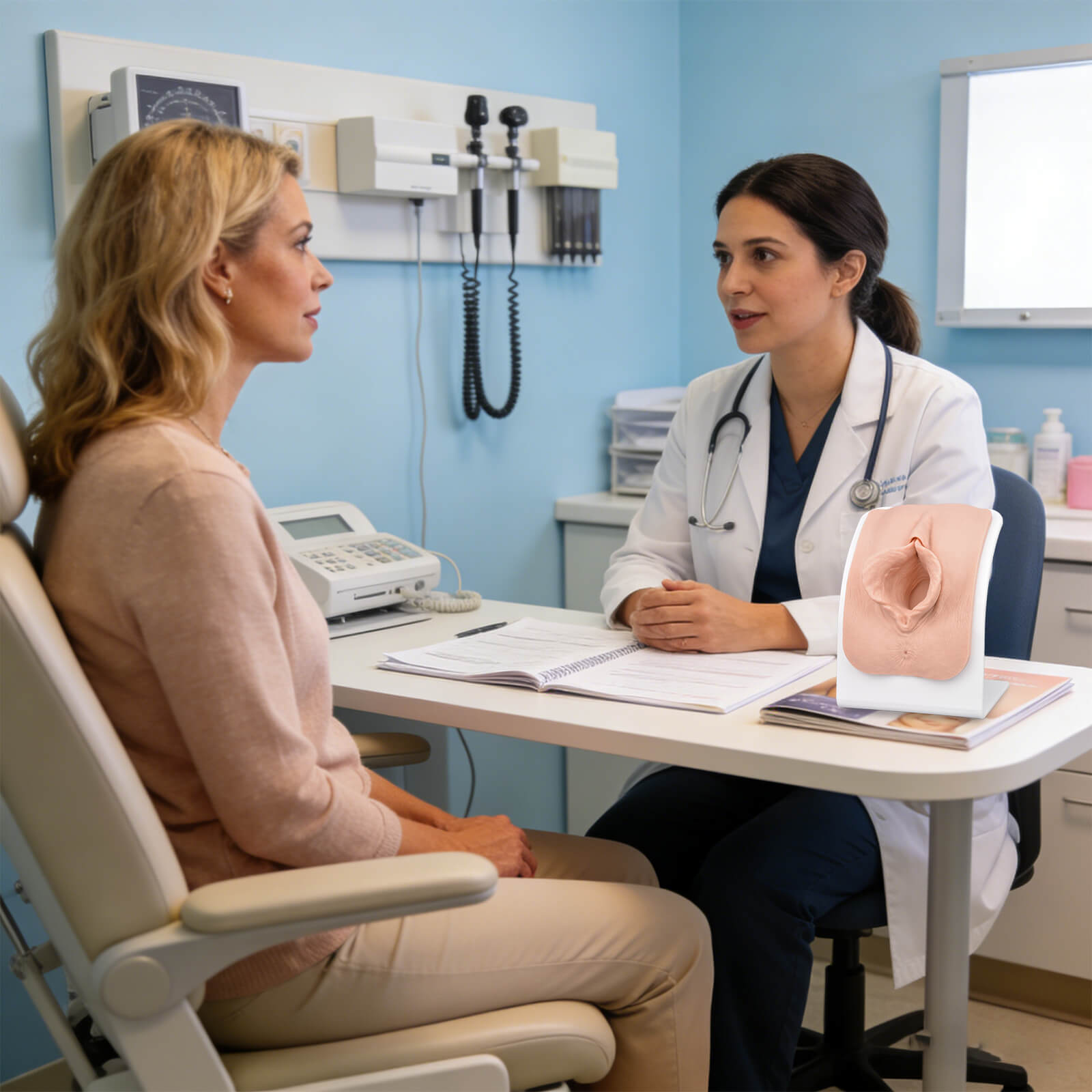 labia repair model for aesthetic gynecology surgical training