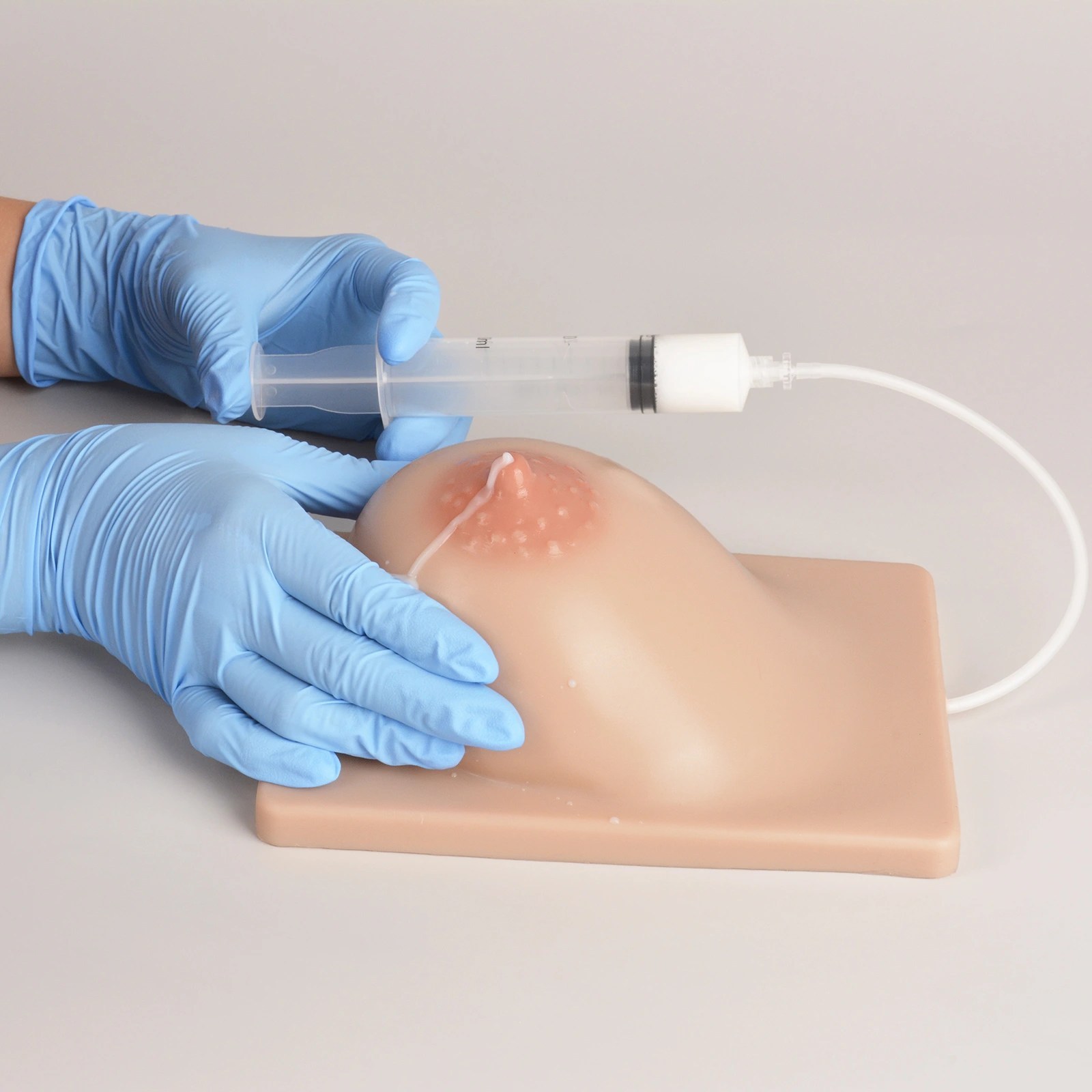 Lactation Breast Model with Milk Expression Function