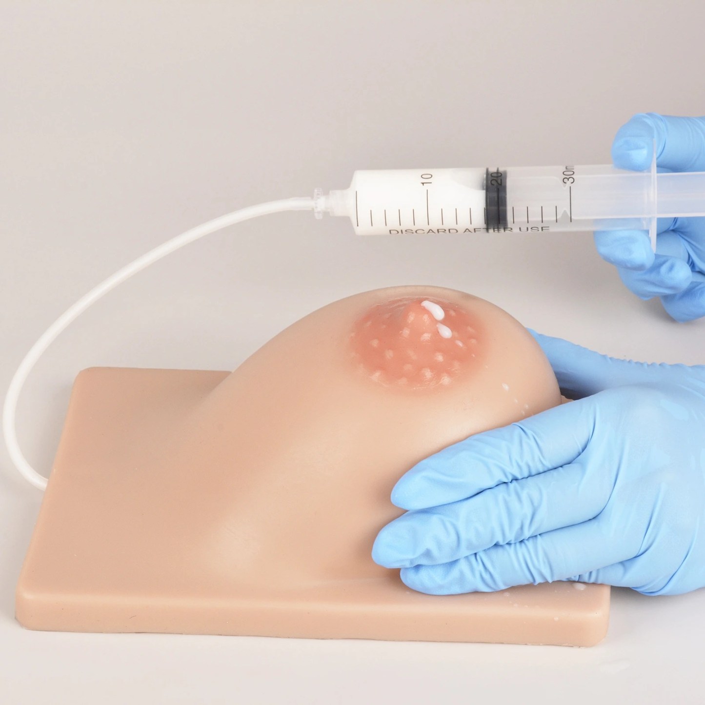 Lactation Breast Model with Milk Expression Function