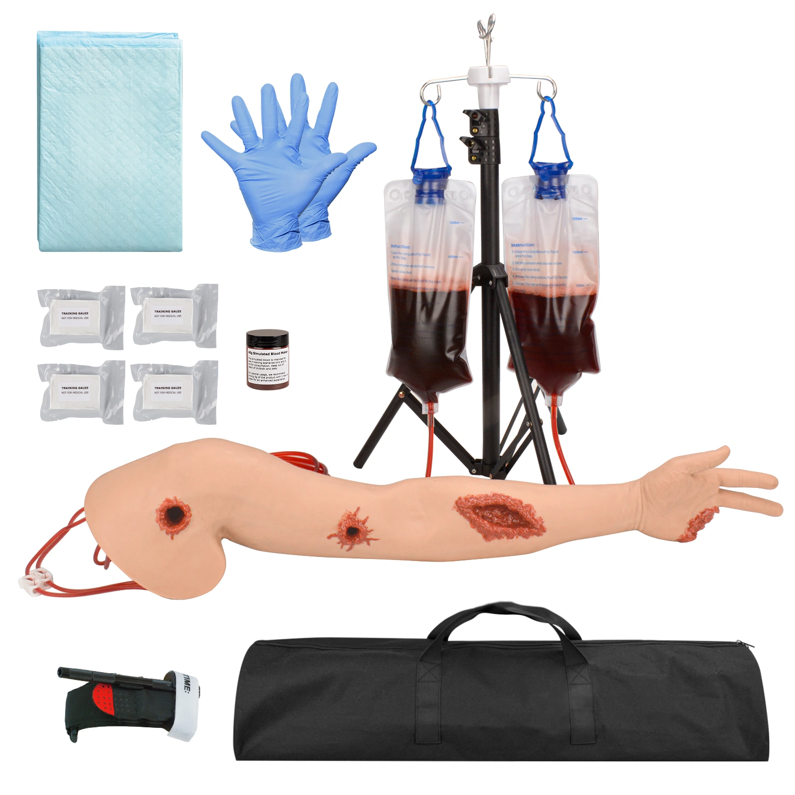 Multiple Wounds Packing Arm Trainer - White