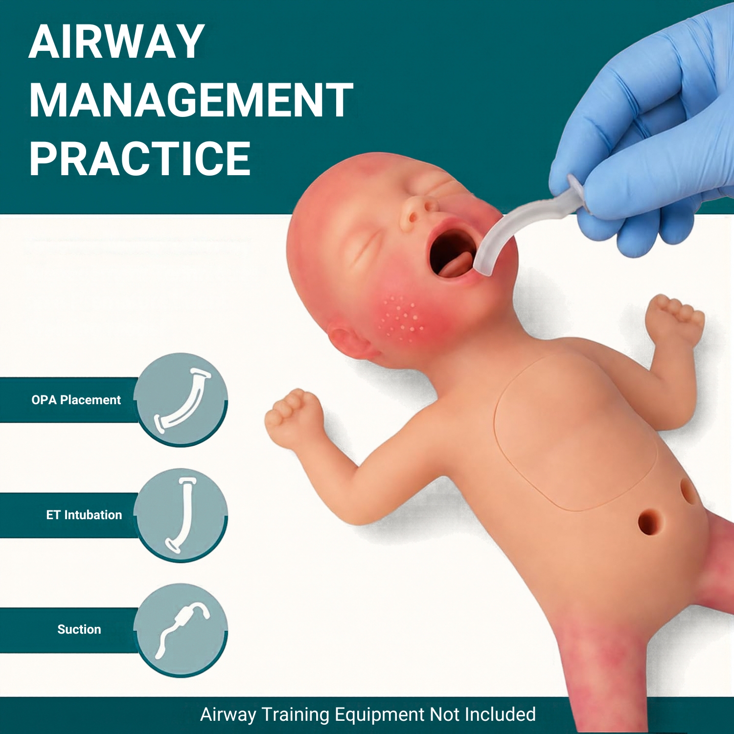 Premature Infant Nursing & Resuscitation Manikin