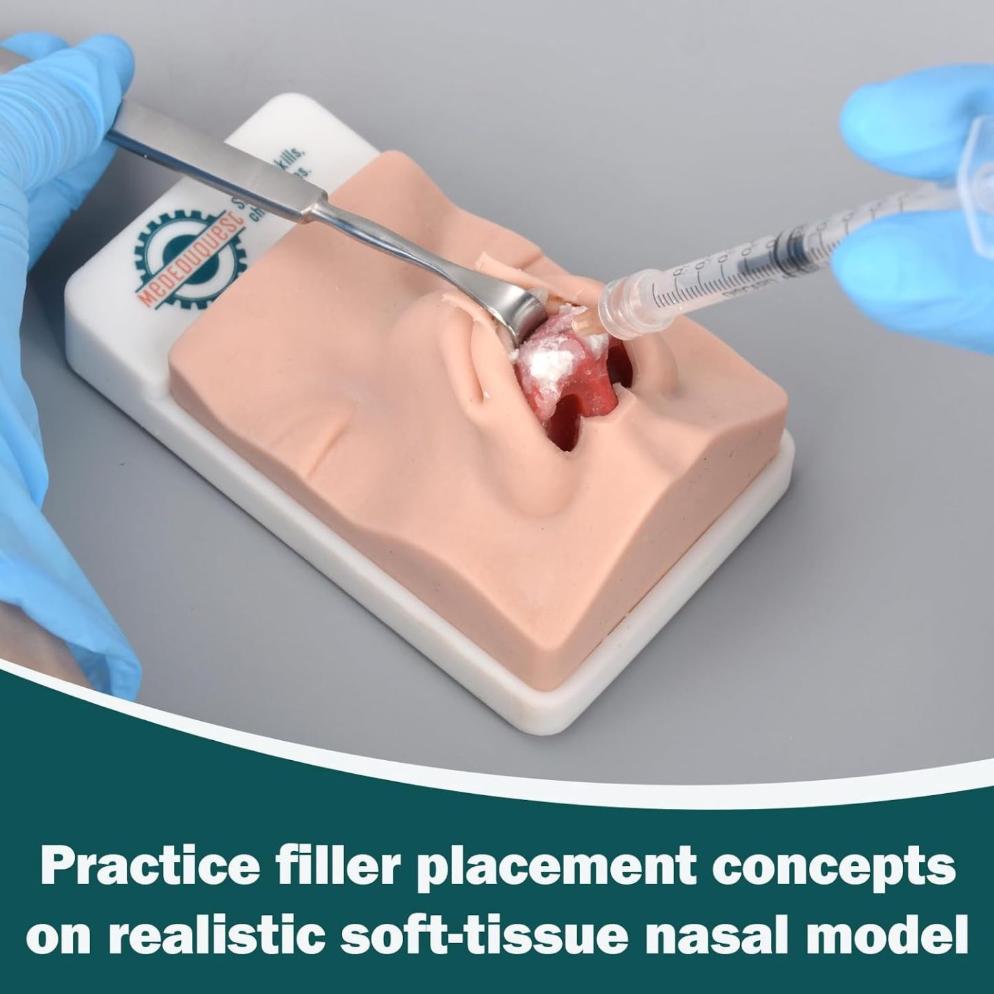 Nasal Filler Placement Practice on Rhinoplasty Training Model