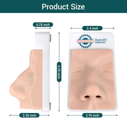 Custom Logo Area on Rhinoplasty Training Model