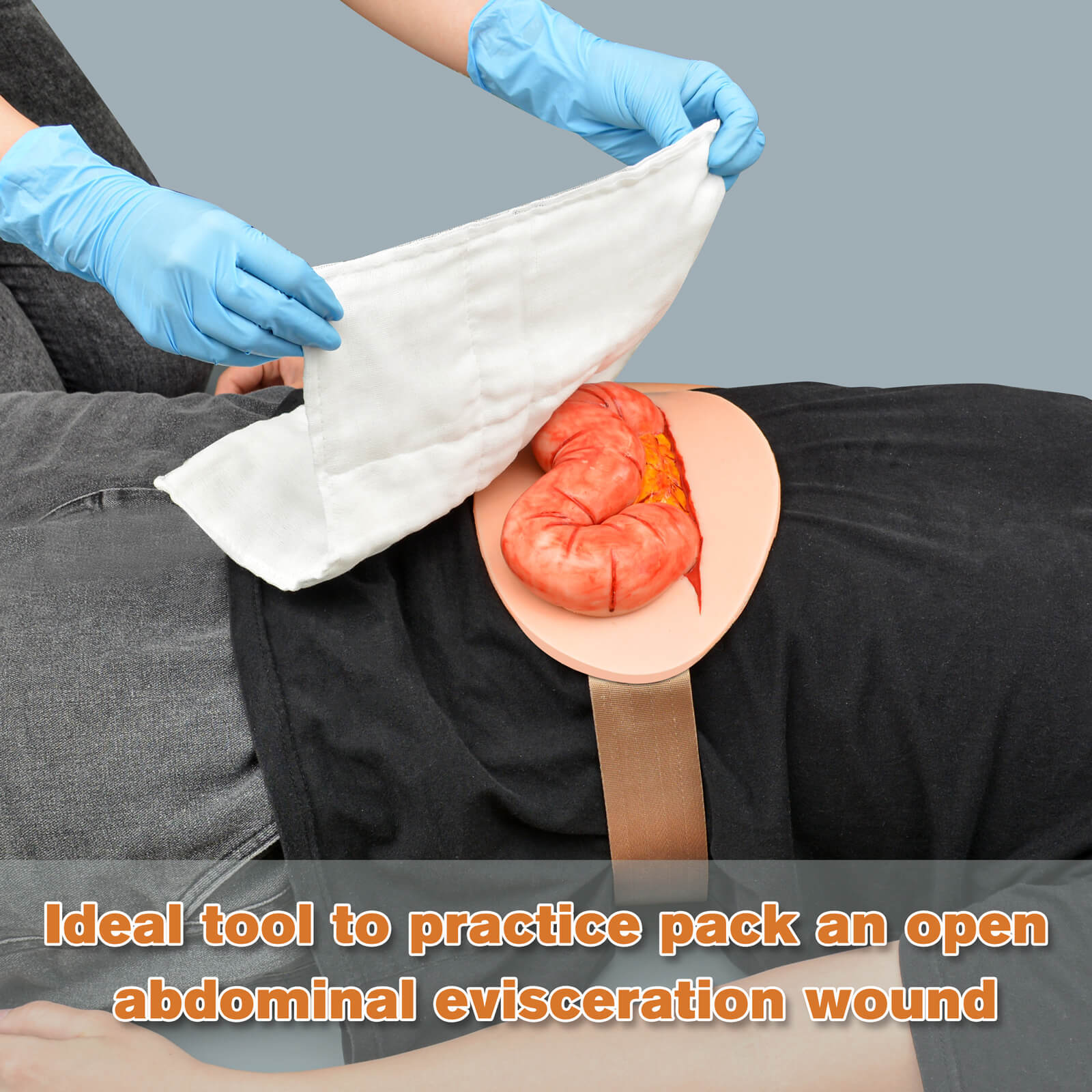 abdominal colon evisceration wound simulator