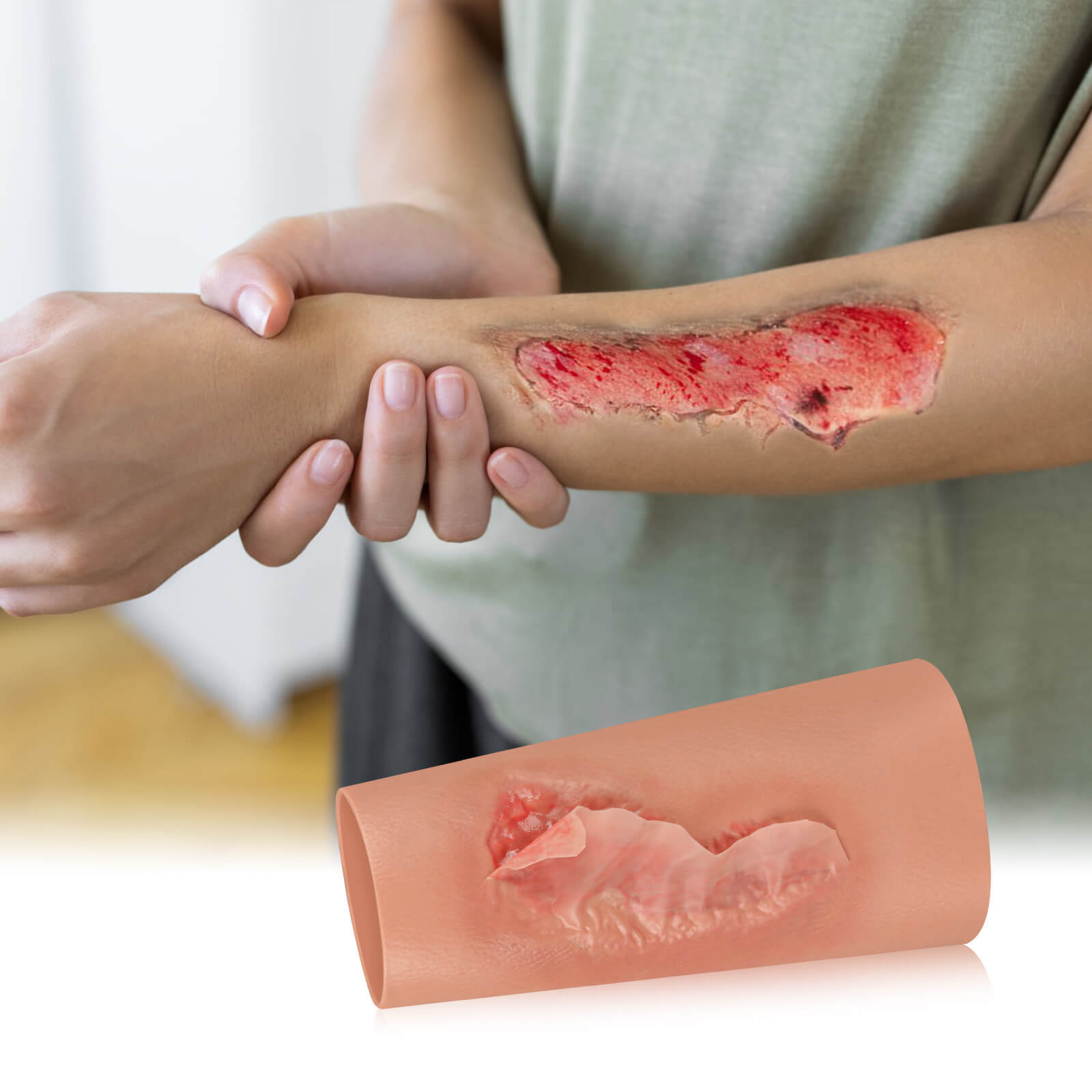 Abrasion Wound Care Simulation Sleeve