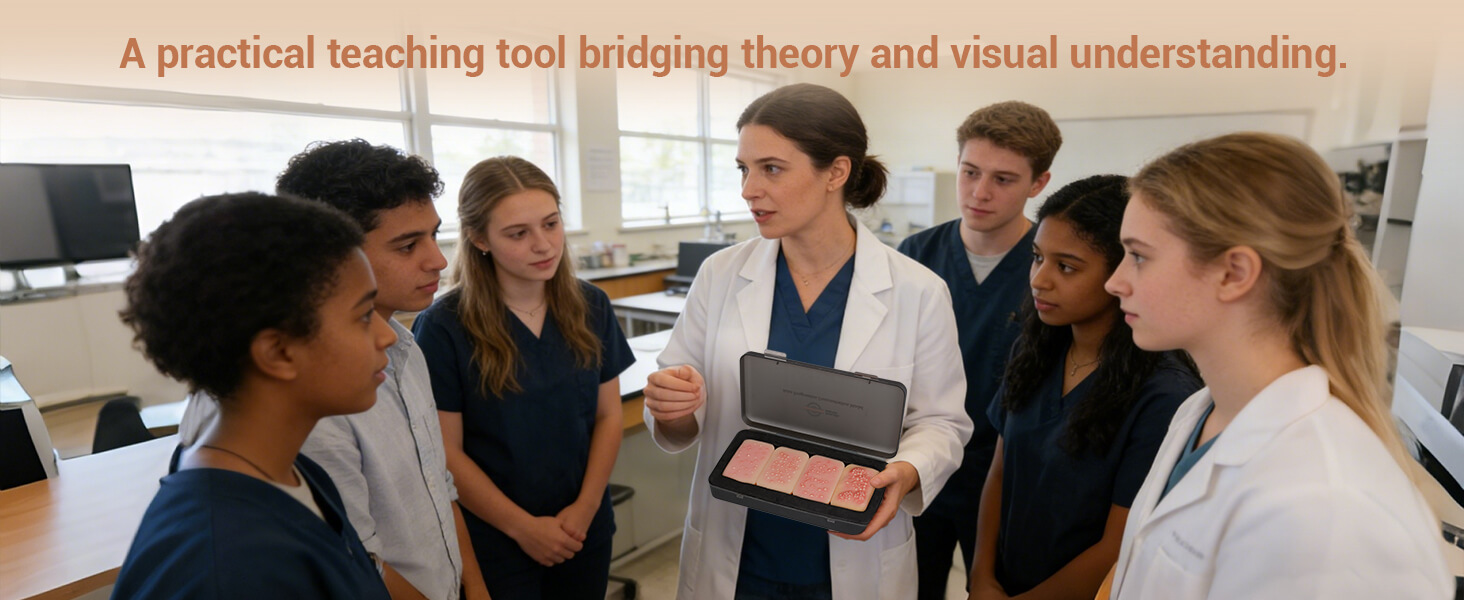 Acne Progression Teaching Model (Grades I–IV)