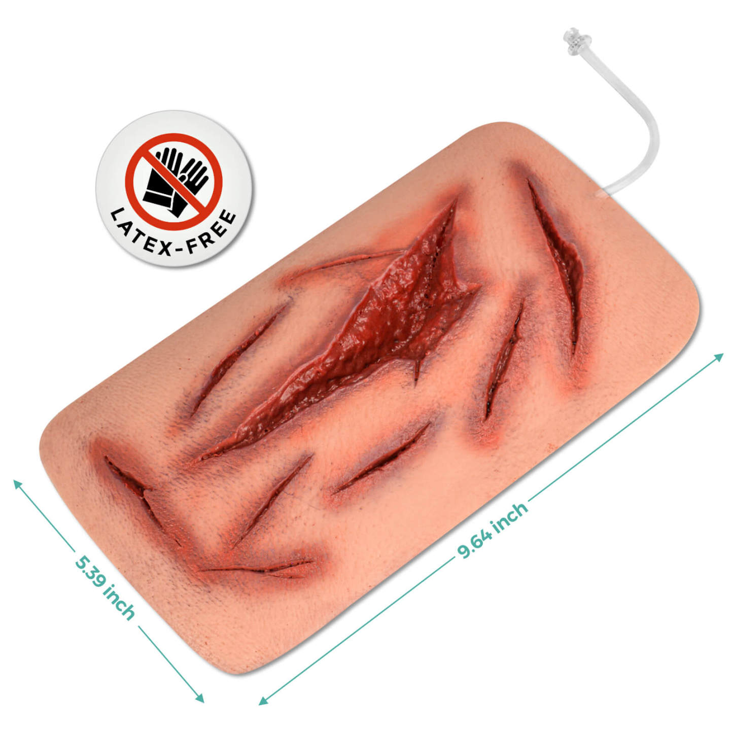 Large Laceration Wound Moulage Size