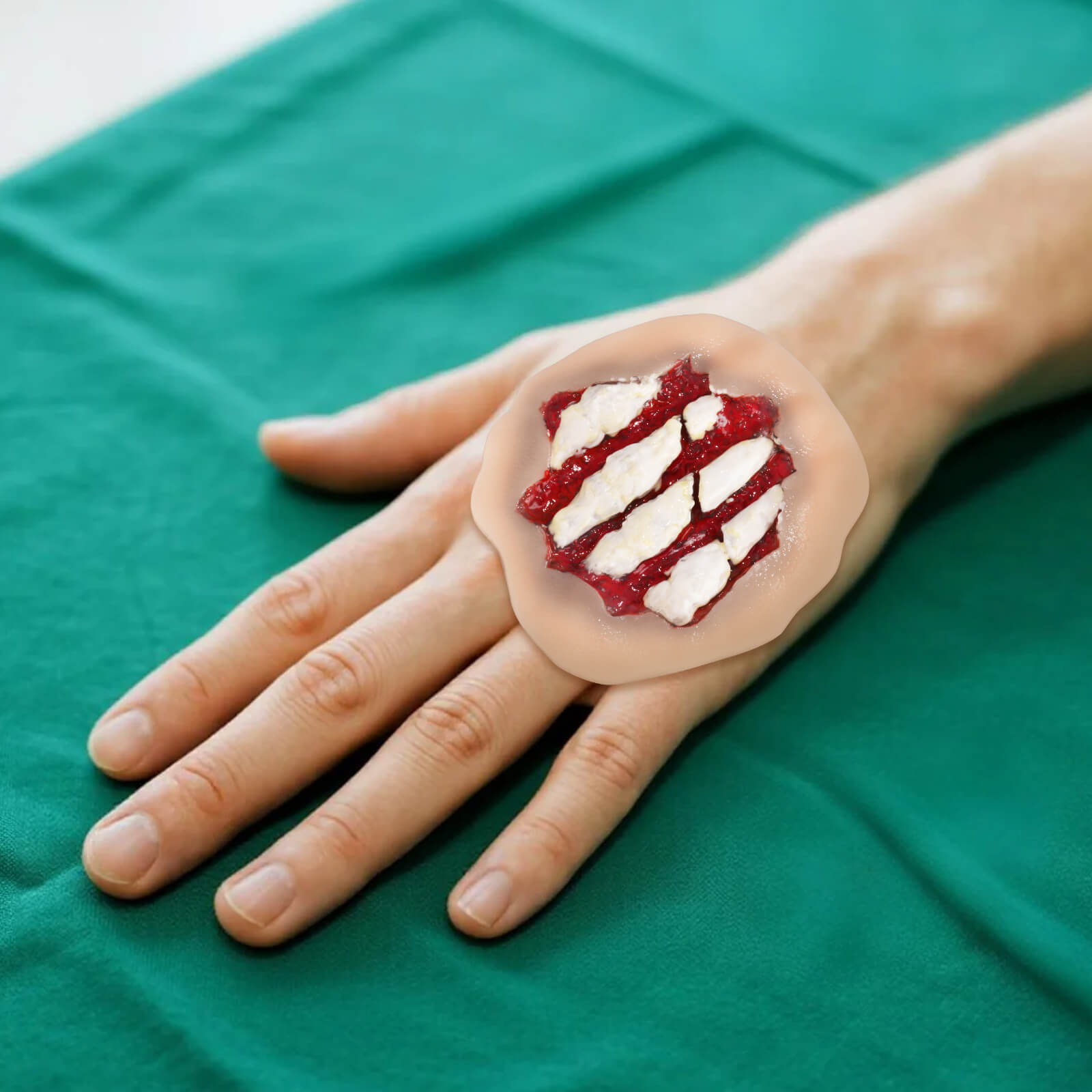 Adhesive Hand Trauma Wound Trainer