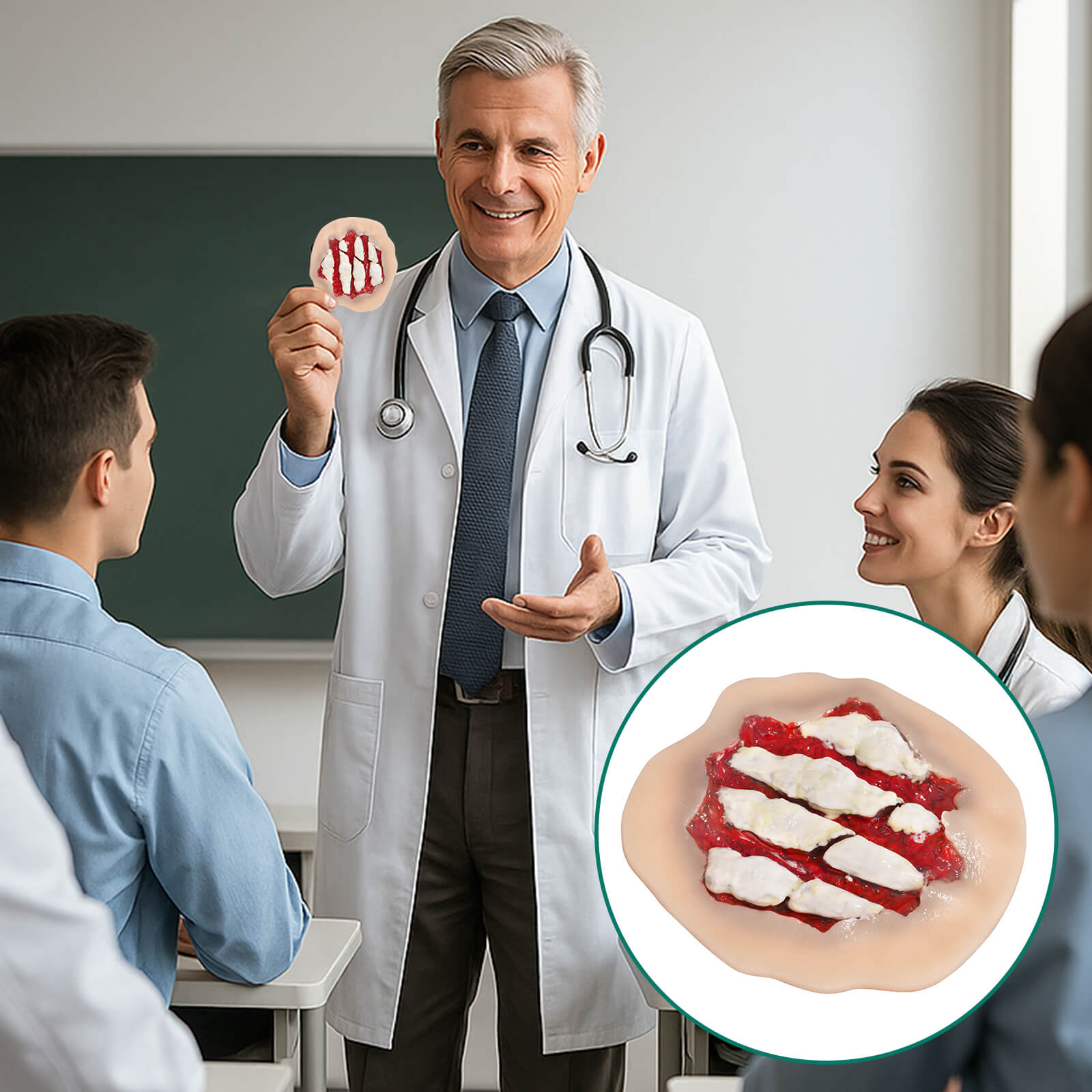 Adhesive Hand Trauma Wound Trainer