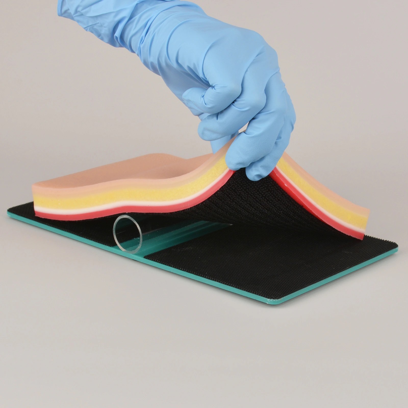 Advanced 5 Layers Suture Pad(Light) with Hook & Loop Device for Practice