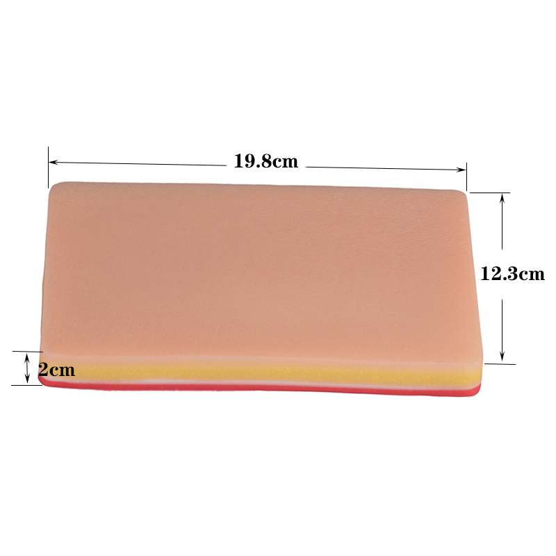 Advanced 5 Layers Suture Pad(Light) with Hook & Loop Device for Practice