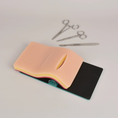 Advanced 5 Layers Suture Pad(Light) with Hook & Loop Device for Practice