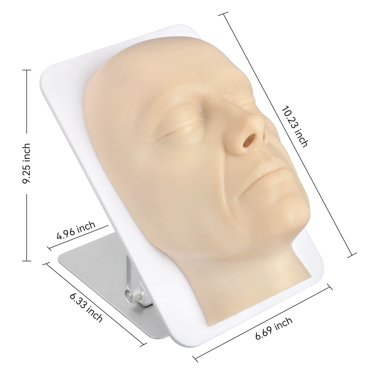 Layered Aesthetic Injection Training Head