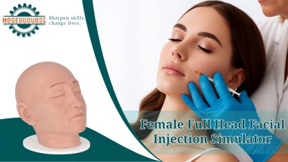 Female Full Head Facial Injection Simulator