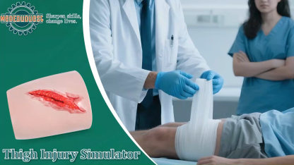 Wearable Thigh Puncture Wound Bleeding Control Trainer
