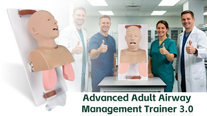 Advanced Adult Airway Management Manikin for Intubation Training