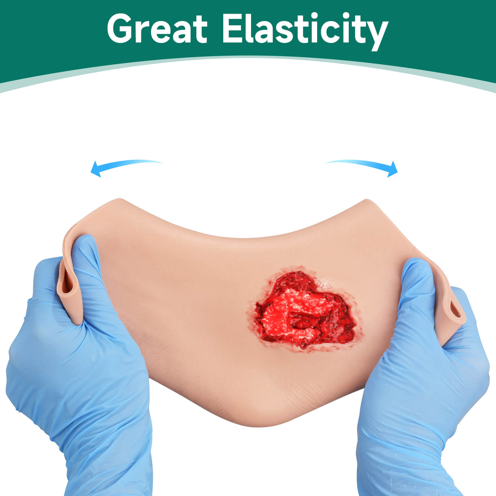 Wearable Ankle Gunshot Wound Packing Trainer