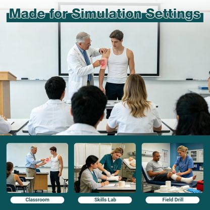 Wearable Calf & Forearm Avulsion Wound Simulator