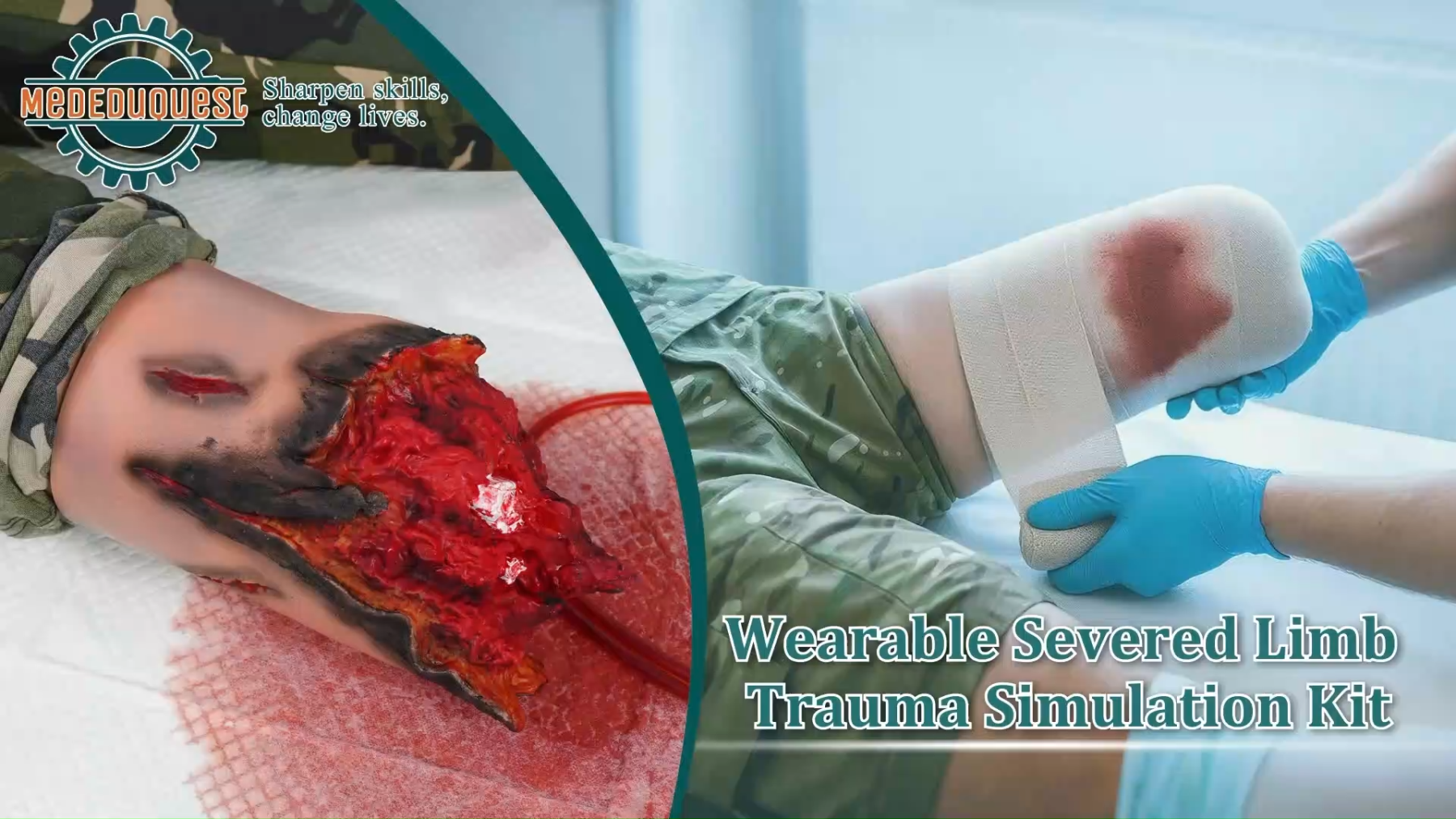 Wearable Severed Arm Trauma Model for Bleeding Control