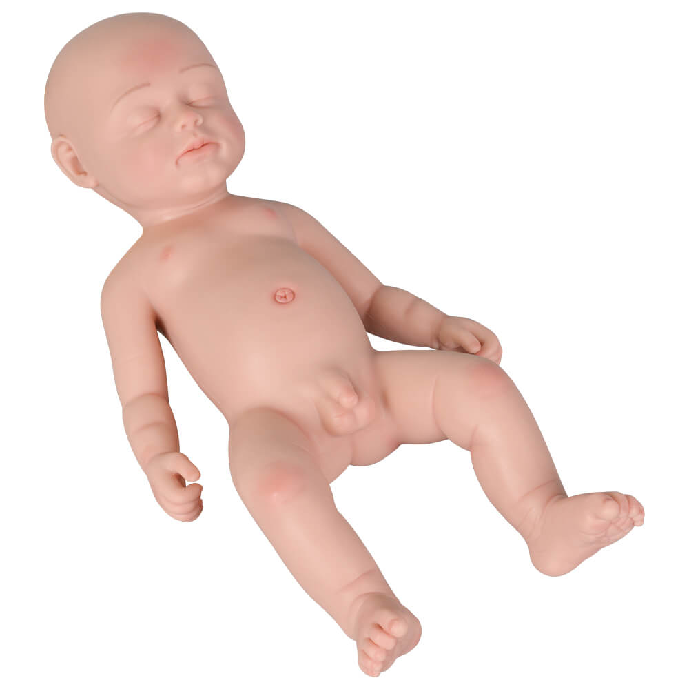 Silicone Baby Boy Infant Simulator for Newborn Care Training