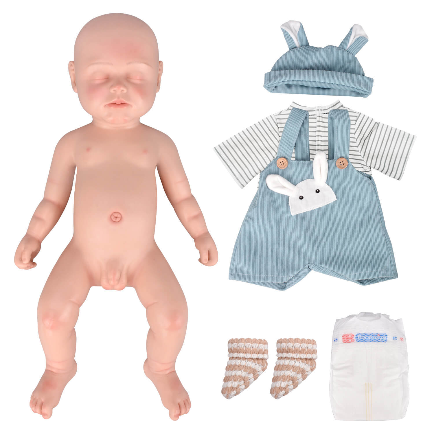 Silicone Baby Boy Infant Simulator for Newborn Care Training