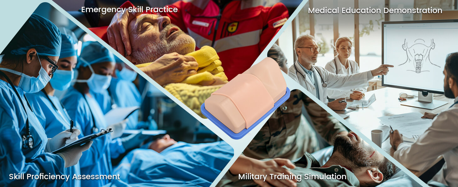 Pocket Adult Cricothyrotomy Simulator - Replaceable Membranes