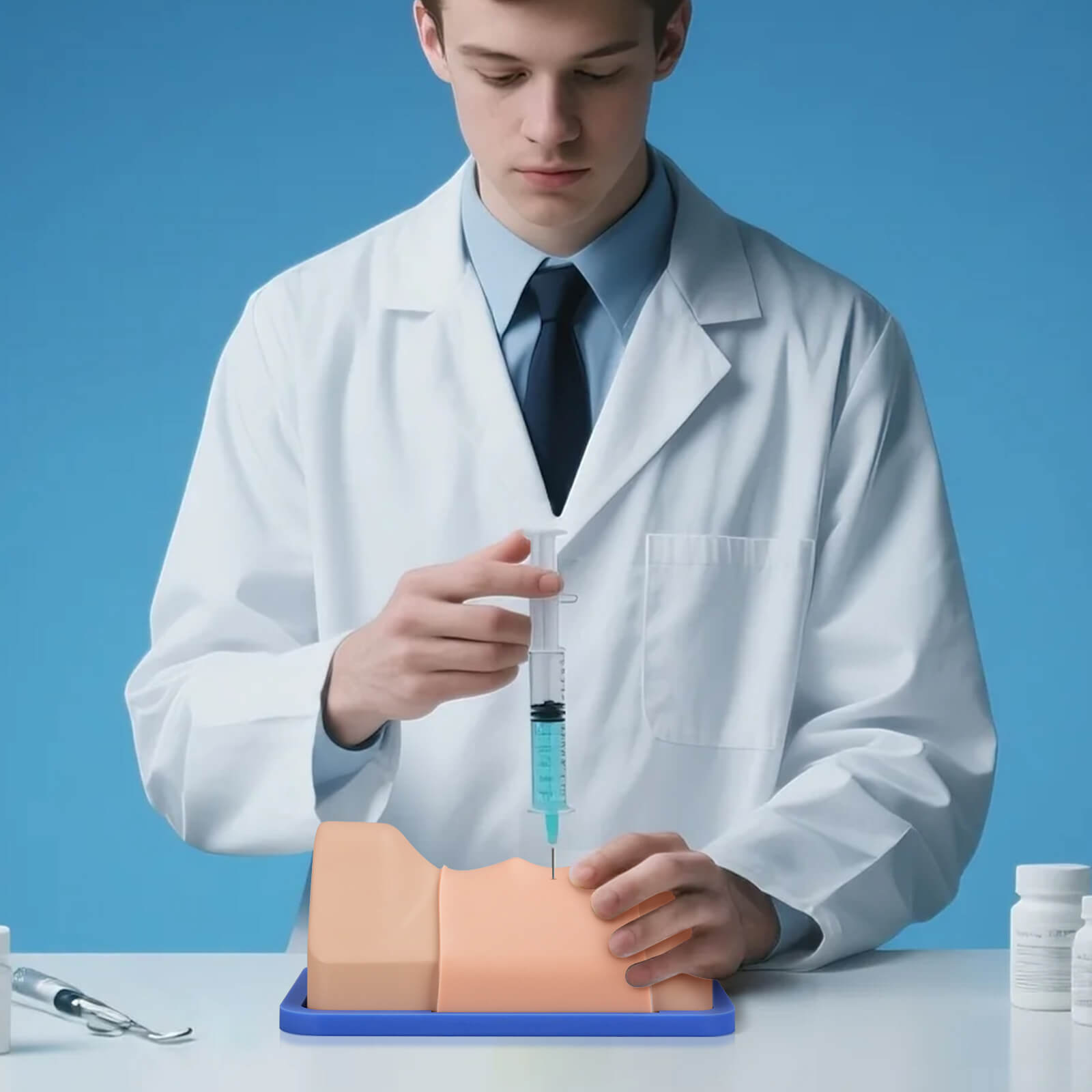 Adult Cricothyrotomy Simulator with Replaceable Membranes