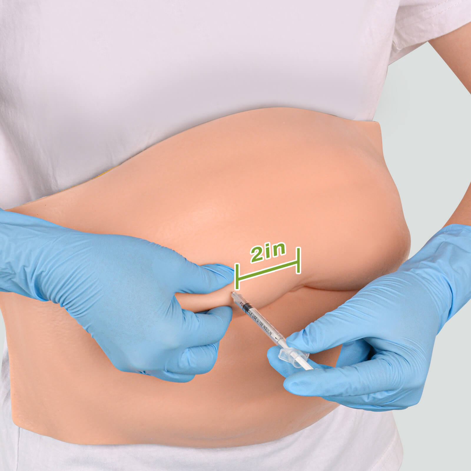 Abdominal Injection Belly for Subcutaneous Injection Training