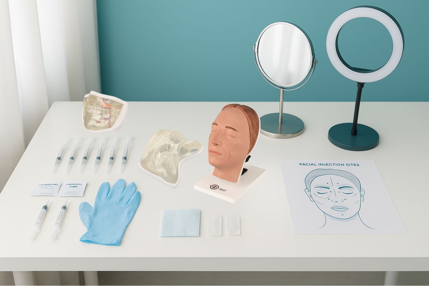 The Best Injection Sites to Practice on a Facial Manikin (with Maps)