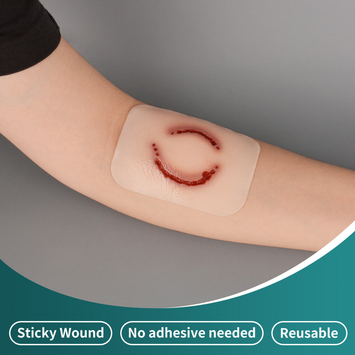sticky bite wound moulage