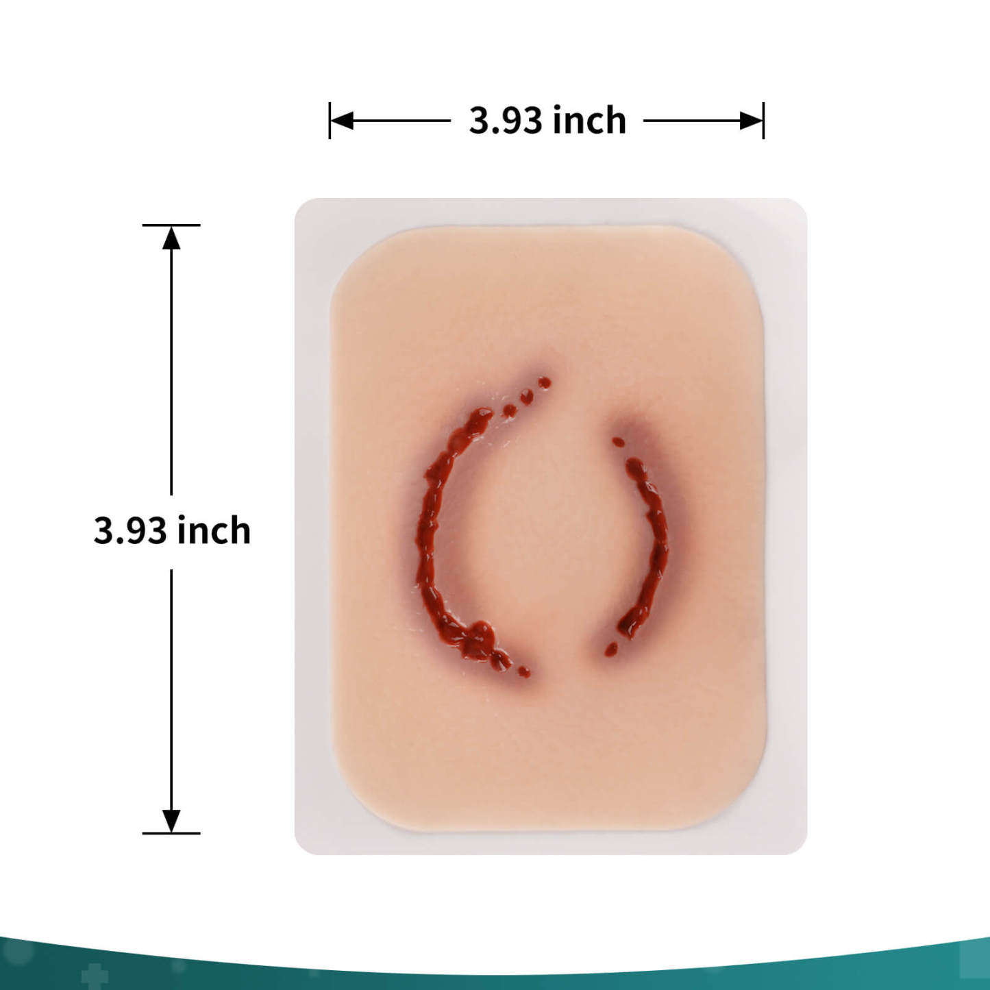 sticky bite wound moulage size