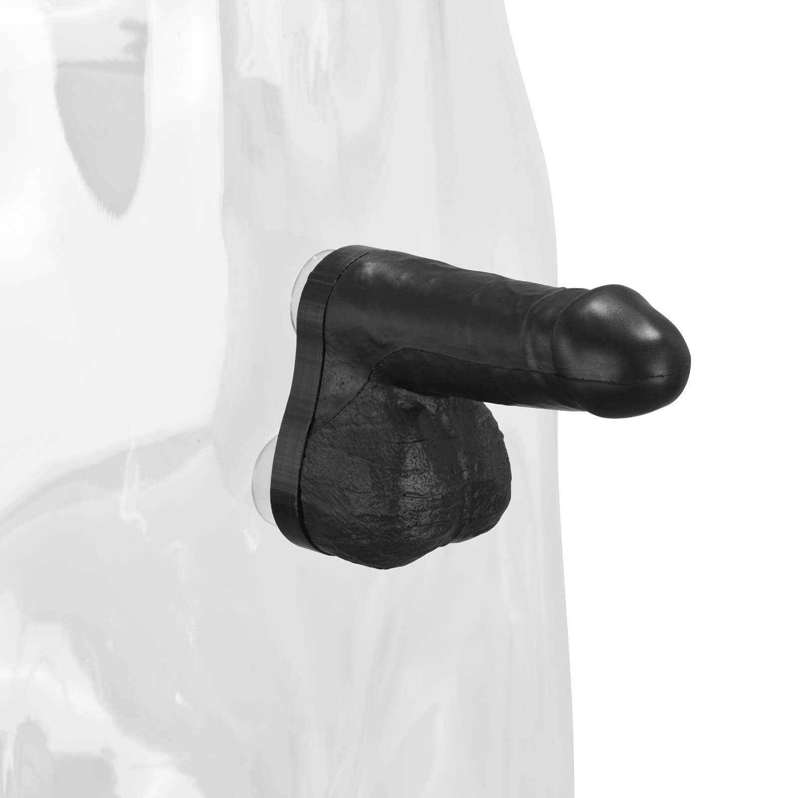 Black Condom Training Model with Suction Base, 3 Sizes