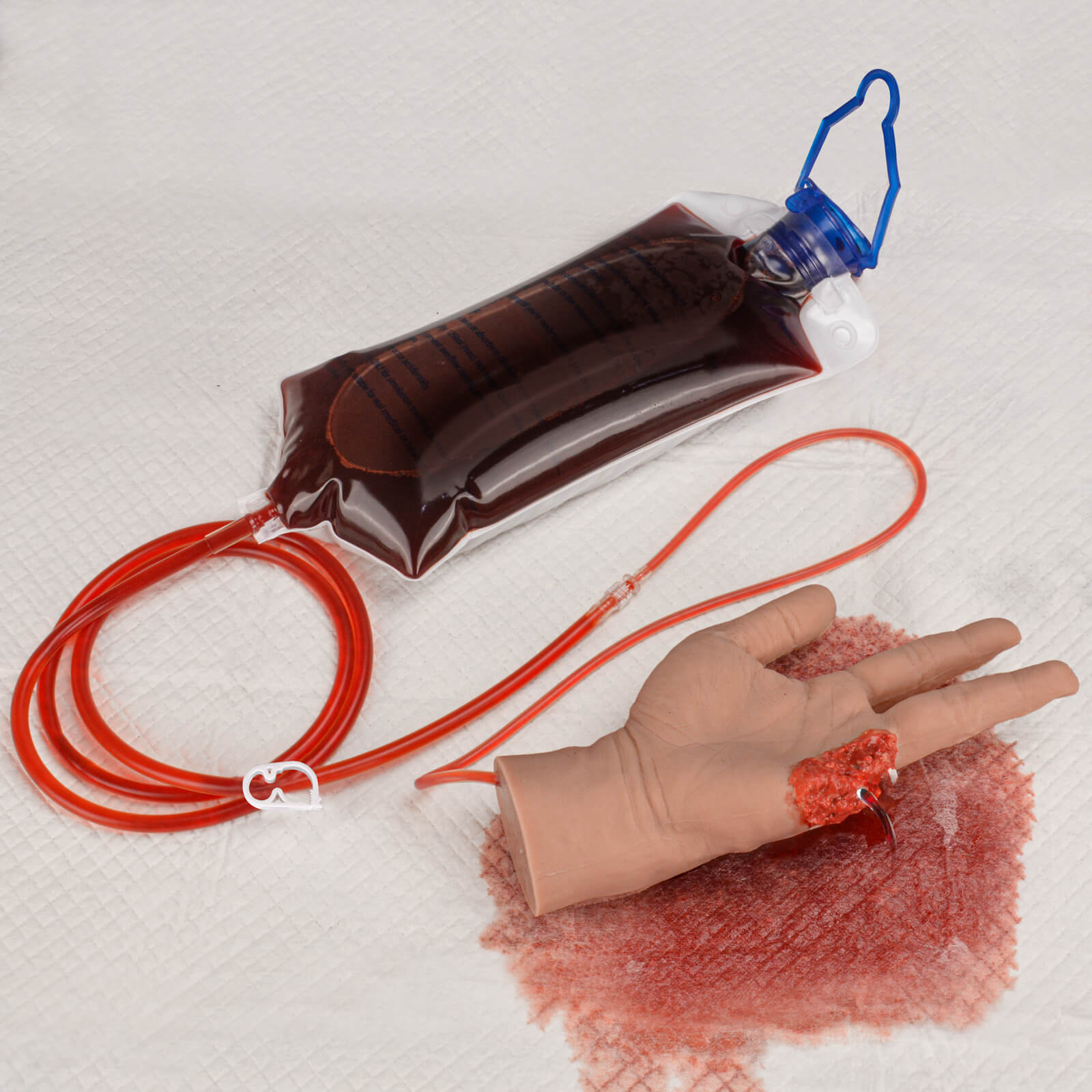 Realistic Trauma Hand with Bleeding Function