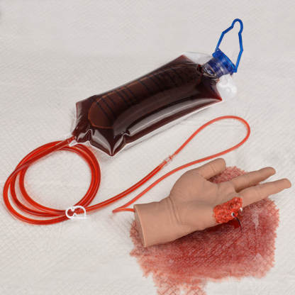 Realistic Trauma Hand with Bleeding Function