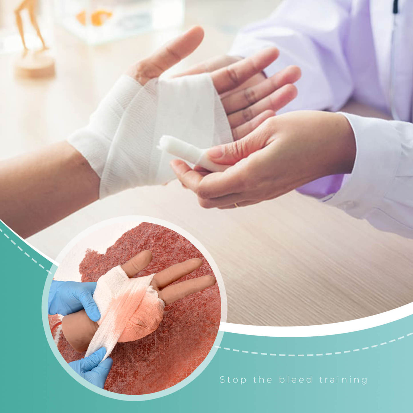 Hemostasis Training Trauma Hand kit