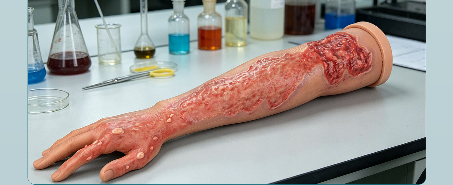 Multi-Degree Burn Wound Training Full Arm