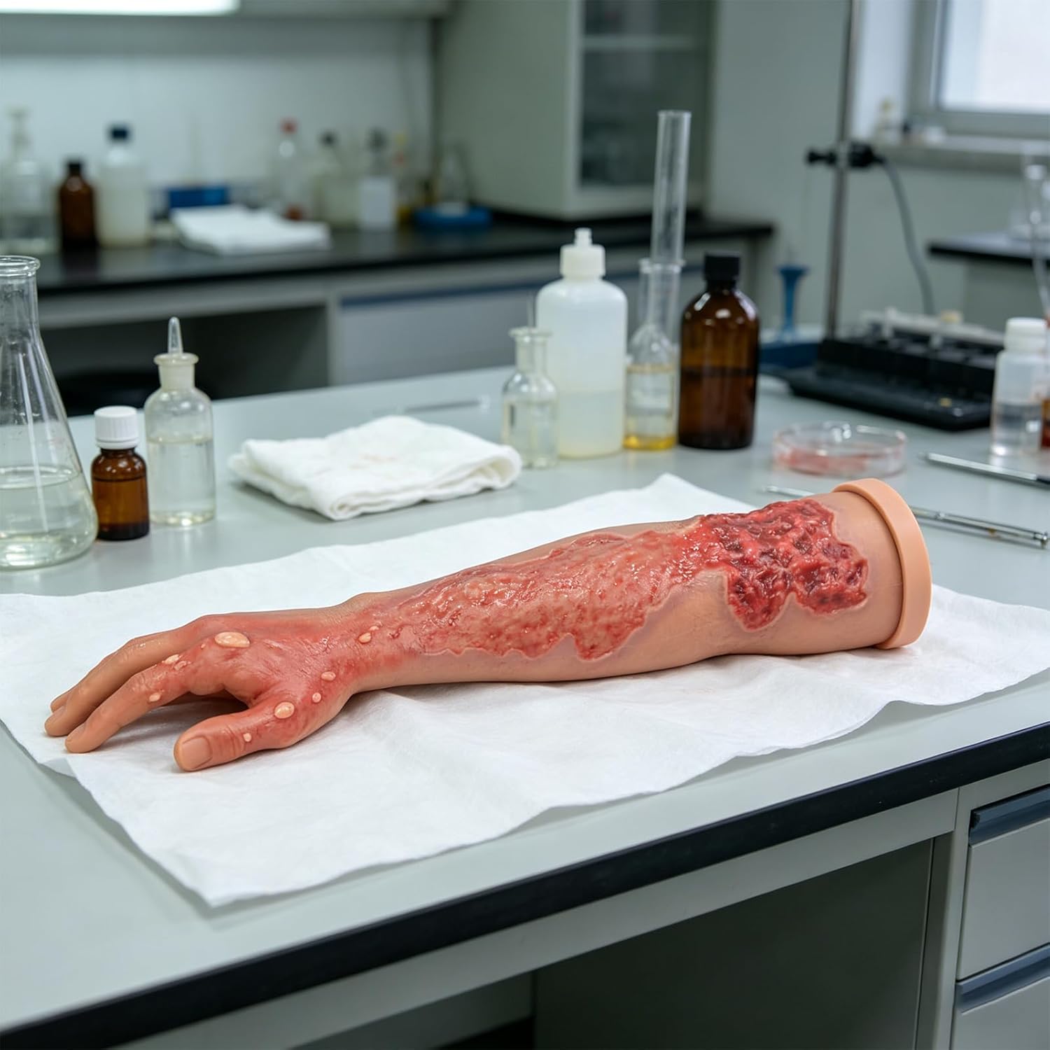 Multi-Degree Burn Wound Care Arm Task Trainer