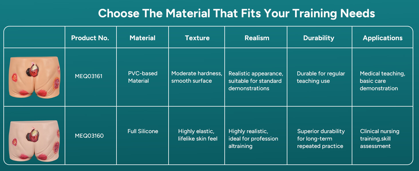 Buttock Pressure Ulcer Model with Multi-Stage Ulcer Simulation