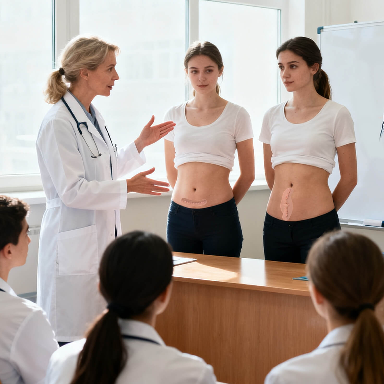 C-Section Wound Model Set with Staples