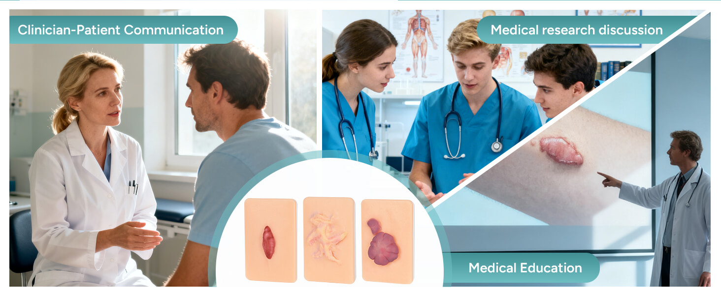 Hypertrophic Scar Wound Simulation Models (Set of 3) Application