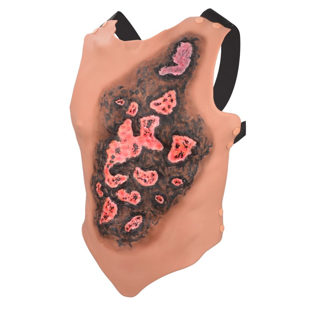 Wearable Chest & Abdominal Burn Care Training Model